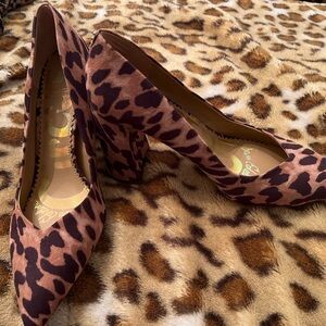 Leopard Print Women's Heels